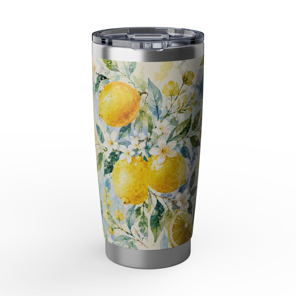 Good Days Start With Gratitude™ 20oz Tumbler – Lemon Floral Travel Cup