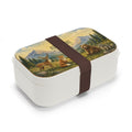 Adventure Awaits Personalized Bento Lunch Box – Woodland Animals Lunch Box for Kids | Eco-Friendly Picnic & School Lunch Container